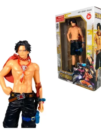 Boneco One Piece Ace Luffy Action Figure Pvc